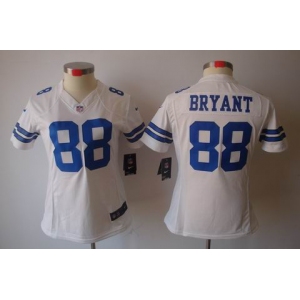 nike women nfl jerseys dallas cowboys #88 bryant white[nike limited]