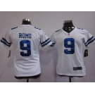 nike women nfl jerseys dallas cowboys #9 romo  white[nike]