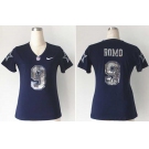 nike women nfl jerseys dallas cowboys #9 tony romo blue jerseys