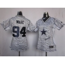 nike women nfl jerseys dallas cowboys #94 ware [fem fan zebra]