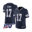Youth Dallas Cowboys #17 Allen Hurns Navy Blue Team Color Vapor Untouchable Limited Player 100th Season Football Jersey