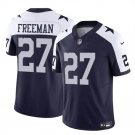 Youth Dallas Cowboys #27 Royce Freeman Navy White 2023 F.U.S.E. Thanksgiving Vapor Untouchable Limited Stitched Football Jersey