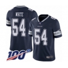 Youth Dallas Cowboys #54 Randy White Navy Blue Team Color Vapor Untouchable Limited Player 100th Season Football Jersey