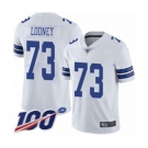 Youth Dallas Cowboys #73 Joe Looney White Vapor Untouchable Limited Player 100th Season Football Jersey
