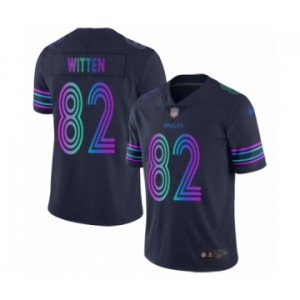 Youth Dallas Cowboys #82 Jason Witten Limited Navy Blue City Edition Football Jersey