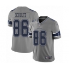 Youth Dallas Cowboys #86 Dalton Schultz Limited Gray Inverted Legend Football Jersey