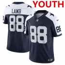 Youth Dallas Cowboys #88 CeeDee Lamb Navy 2023 F.U.S.E. Limited Stitched Football Jersey