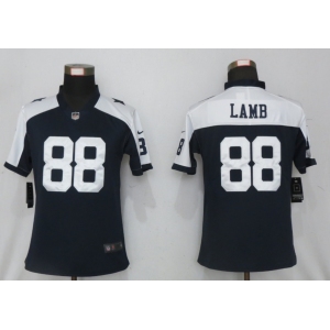Youth Dallas Cowboys #88 CeeDee Lamb Navy Blue Throwback Alternate Vapor Untouchable Limited Player Football Jersey