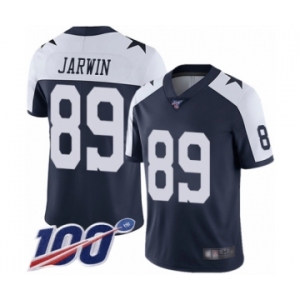 Youth Dallas Cowboys #89 Blake Jarwin Navy Blue Throwback Alternate Vapor Untouchable Limited Player 100th Season Football Jersey