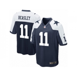 Youth Nike Dallas Cowboys #11 Cole Beasley Game Navy Blue Throwback Alternate NFL Jersey
