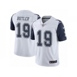 Youth Nike Dallas Cowboys #19 Brice Butler Limited White Rush NFL Jersey