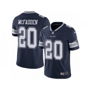 Youth Nike Dallas Cowboys #20 Darren McFadden Vapor Untouchable Limited Navy Blue Team Color NFL Jersey
