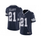 Youth Nike Dallas Cowboys #21 Ezekiel Elliott Vapor Untouchable Limited Navy Blue Team Color NFL Jersey