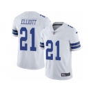 Youth Nike Dallas Cowboys #21 Ezekiel Elliott Vapor Untouchable Limited White NFL Jersey