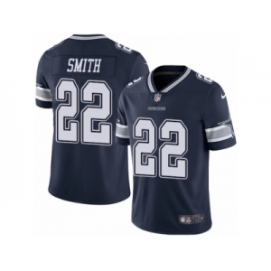 Youth Nike Dallas Cowboys #22 Emmitt Smith Vapor Untouchable Limited Navy Blue Team Color NFL Jersey