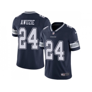 Youth Nike Dallas Cowboys #24 Chidobe Awuzie Navy Blue Team Color Stitched NFL Vapor Untouchable Limited Jersey