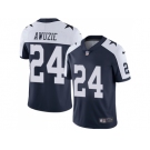 Youth Nike Dallas Cowboys #24 Chidobe Awuzie Navy Blue Thanksgiving Stitched NFL Vapor Untouchable Limited Throwback Jersey