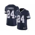 Youth Nike Dallas Cowboys #24 Nolan Carroll Vapor Untouchable Limited Navy Blue Team Color NFL Jersey
