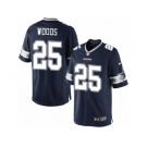 Youth Nike Dallas Cowboys #25 Xavier Woods Limited Navy Blue Team Color NFL Jersey