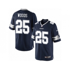 Youth Nike Dallas Cowboys #25 Xavier Woods Limited Navy Blue Team Color NFL Jersey