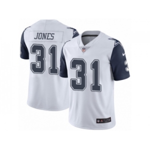 Youth Nike Dallas Cowboys #31 Byron Jones Limited White Rush NFL Jersey
