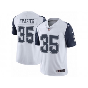 Youth Nike Dallas Cowboys #35 Kavon Frazier Limited White Rush Vapor Untouchable NFL Jersey