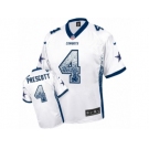 Youth Nike Dallas Cowboys #4 Dak Prescott Limited White Drift Fashion NFL Jersey