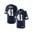 Youth Nike Dallas Cowboys #41 Keith Smith Limited Navy Blue Team Color NFL Jersey