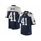Youth Nike Dallas Cowboys #41 Keith Smith Limited Navy Blue Throwback Alternate NFL Jersey