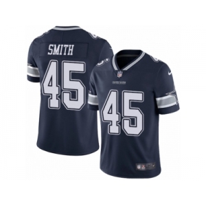 Youth Nike Dallas Cowboys #45 Rod Smith Navy Blue Team Color Vapor Untouchable Limited Player NFL Jersey
