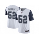 Youth Nike Dallas Cowboys #52 Andrew Gachkar Limited White Rush NFL Jersey