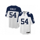 Youth Nike Dallas Cowboys #54 Chuck Howley Game White Throwback Alternate NFL Jersey