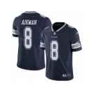 Youth Nike Dallas Cowboys #8 Troy Aikman Vapor Untouchable Limited Navy Blue Team Color NFL Jersey