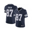 Youth Nike Dallas Cowboys #87 Geoff Swaim Vapor Untouchable Limited Navy Blue Team Color NFL Jersey