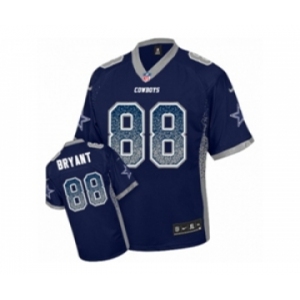 Youth Nike Dallas Cowboys #88 Dez Bryant Elite Navy Blue Drift Fashion NFL Jersey
