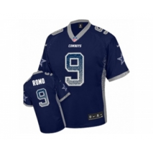 Youth Nike Dallas Cowboys #9 Tony Romo Elite Navy Blue Drift Fashion NFL Jersey