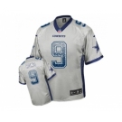 Youth Nike Dallas Cowboys #9 Tony Romo Grey Stitched NFL Elite Drift Fashion Jersey