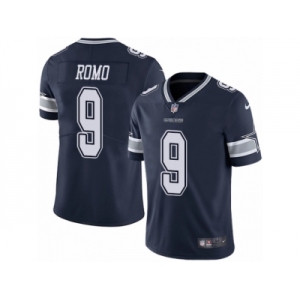 Youth Nike Dallas Cowboys #9 Tony Romo Vapor Untouchable Limited Navy Blue Team Color NFL Jersey