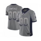 Youth Nike Dallas Cowboys #90 Demarcus Lawrence Limited Gray Rush Drift Fashion NFL Jersey