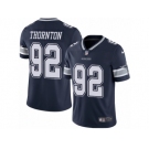 Youth Nike Dallas Cowboys #92 Cedric Thornton Vapor Untouchable Limited Navy Blue Team Color NFL Jersey