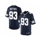 Youth Nike Dallas Cowboys #93 Benson Mayowa Limited Navy Blue Team Color NFL Jersey