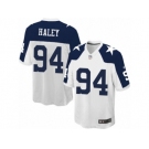 Youth Nike Dallas Cowboys #94 Charles Haley Game White Throwback Alternate NFL Jersey