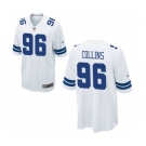 Youth Nike Dallas Cowboys #96 Maliek Collins White NFL Jersey