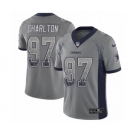 Youth Nike Dallas Cowboys #97 Taco Charlton Limited Gray Rush Drift Fashion NFL Jersey