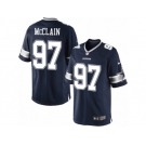 Youth Nike Dallas Cowboys #97 Terrell McClain Limited Navy Blue Team Color NFL Jersey