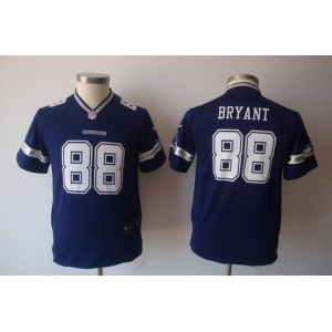 nike youth nfl dallas cowboys #88 bryant blue[nike]