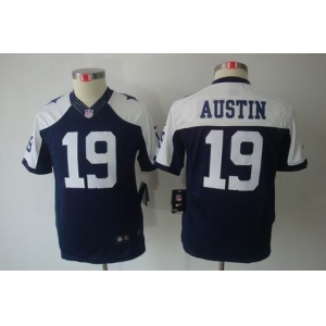 nike youth nfl jerseys dallas cowboys #19 austin blue[nike limited throwback]