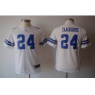 nike youth nfl jerseys dallas cowboys #24 claiborne white[nike]