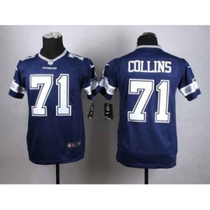 nike youth nfl jerseys dallas cowboys #71 collins blue[nike]