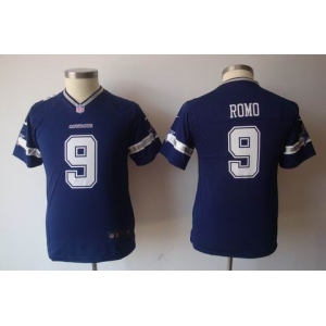 nike youth nfl jerseys dallas cowboys #9 romo blue[nike]